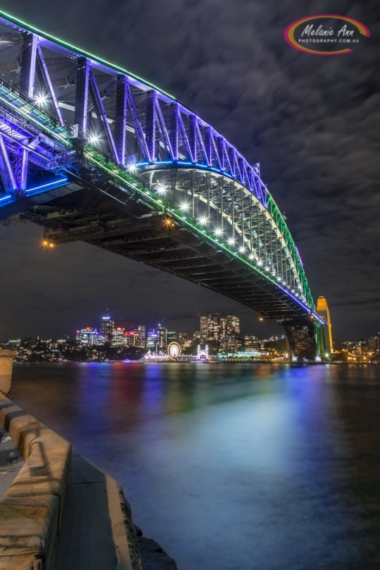 Vivid 2016 - Sydney Harbour Bridge (Ref: NS040)